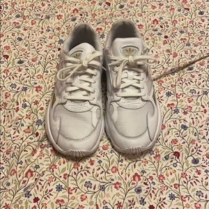 White Adidas Torsions